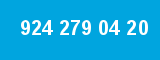 924 279 04 20